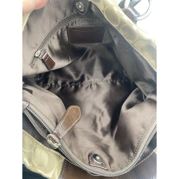 Coach F15510 Authenticated Ashley Signature Sateen Carryall Shoulder Bag - Picture 5 of 8